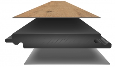 Organic Flex River Oak   K 502   1-Stab Landhausdiele  V 4  1288/189/7 mm Bund à 2,43 qm
