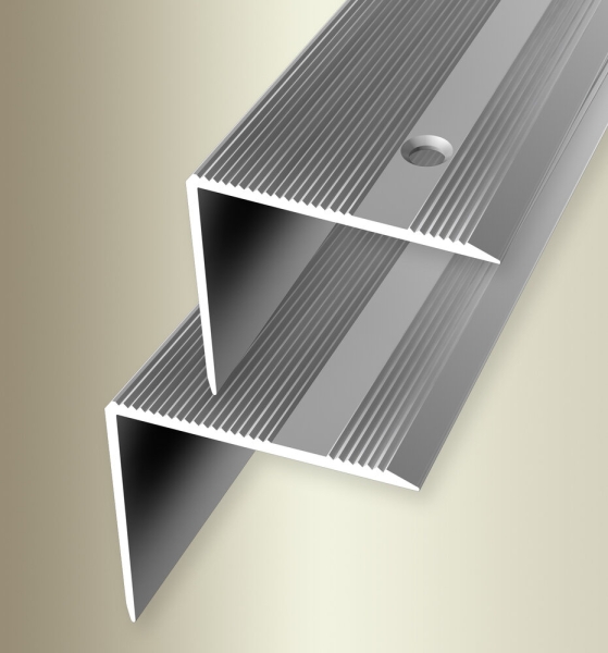 Winkelschiene Alu Silber-Eloxiert. 40/45 mm