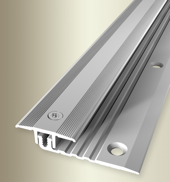 PPS-Übergangsschiene 270 cm silber-eloxiert incl. Grundschiene