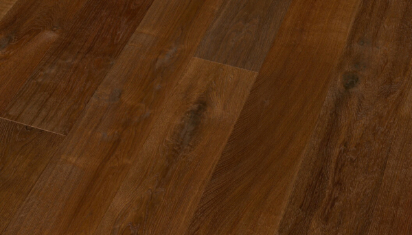 Landhausdiele Eiche Darkbrown 15 mm   dunkel geräuchert, geölt, gebürstete handgehobelte Oberfläche mit herausgearbeiteten Aststrukturen Klicksystem Bund à 2,81 qm