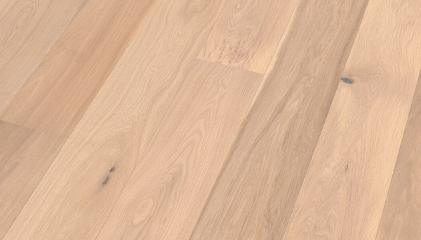 Landhausdiele Eiche leicht astig 15 mm   gebürstet weiß geölt Klicksystem Bund à 2,81 qm